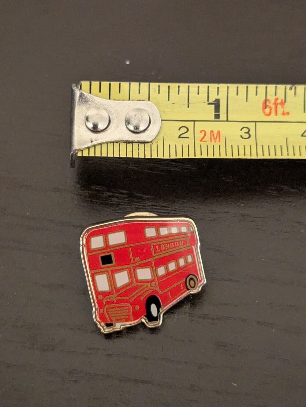 Burberry London Limited Edition Red Bus Pin - Picture 3 of 3